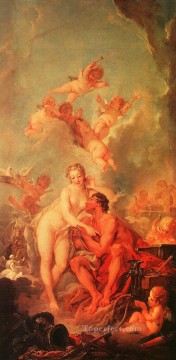 La visita de Venus a Vulcano Francois Boucher desnudo Pinturas al óleo